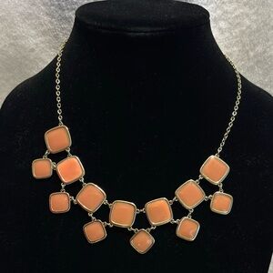Liz Claiborne Color Pop' Geometric Statement Bib Necklace